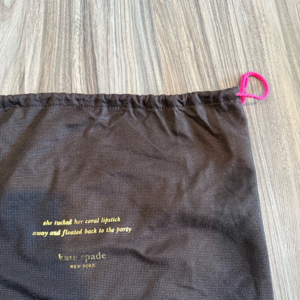 Kate Spade Medium Dark Brown Dust Bag - Picture 3 of 8